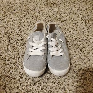 Roxy Gray Slip ons